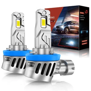 H11 H9 H16 H8 LED Headlights Kit Low Beam Bulbs 7000LM Super Bright 6000K White - Picture 1 of 13