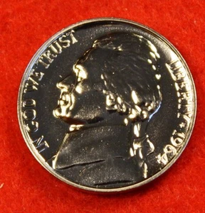 1964-Proof Jefferson Nickel BU Coin - Picture 1 of 2