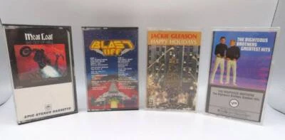Mixed LOT Music CASSETTE TAPES Jackie Gleason Meat Loaf Righteous Bros Blast Off - Image 1 of 4