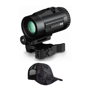 Vortex Micro3x Magnifier with Quick-Release Mount with Vortex Hat - Picture 1 of 6
