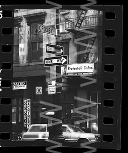 '68 Lower East Side Crosby & Howard St Safe Manhattan Nueva York Foto Antigua Negativa A15 - Imagen 1 de 1
