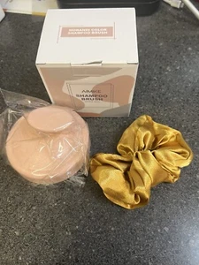 Kopfhautmassagegerät Shampoo Bürste Wäscher mit weichen Silikonborsten mit Ponyhalter - Bild 1 von 4
