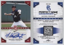 2015 Leaf Perfect Game National Showcase Red /5 Hayden Freeman #PG-HF1 Auto
