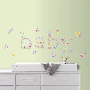 Nuevas calcomanías de pared Kathy Davis BEBÉ MARIPOSAS Mariposa Bebé Pegatinas Decoración - Imagen 1 de 2