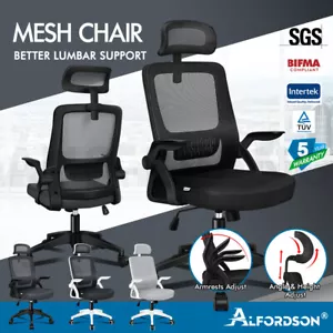 ALFORDSON Mesh Office Chair Computer Seat Executive Study Work Gaming - Picture 1 of 89