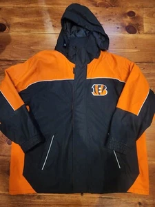 G-III NFL Cincinatti Bengals Full Zip + Fleece Jacket Men’s XL Pre Owned - Picture 1 of 10