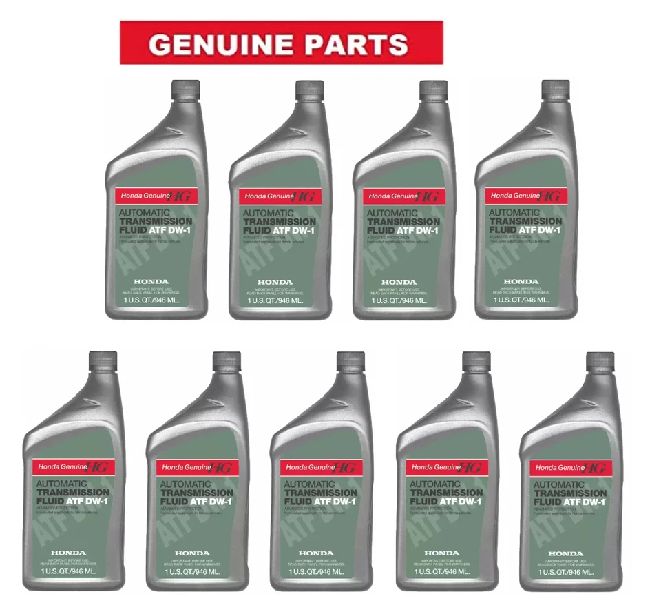 9 Quarts GENUINE Automatic Transmission oil Fluid ATF DW1 for HONDA Acura - Image 1 of 1