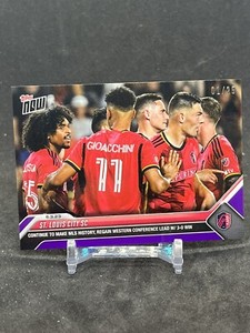 2023 Topps Now MLS 127 St. Louis City SC Jackson Gioacchini RC /25 Purple