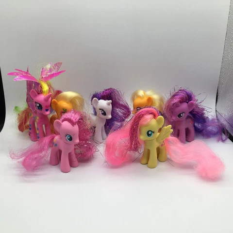 My Little Pony G4 Lot of 7 Twilight Pinkie Applejack Cadance USED AS IS A34 Cover