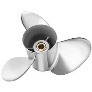 15.25" 15 1/4 x 17 Stainless Steel Boat Propeller for Mercury 135-300HP 15 Tooth - Picture 1 of 8