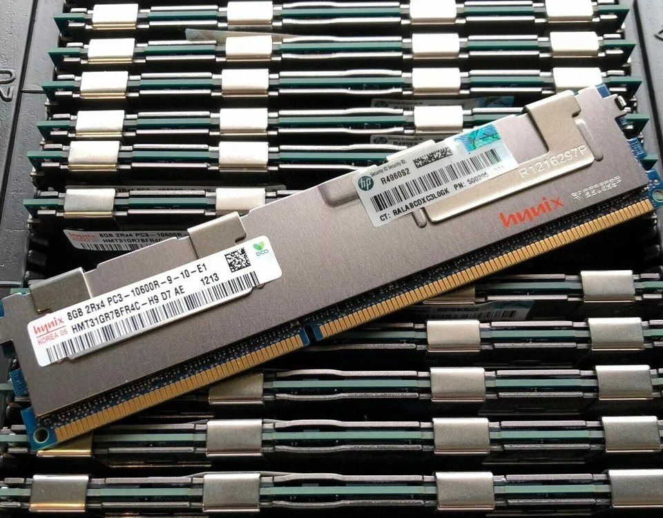64GB 8x8GB 10600R  Memory Ram DDR3 PowerEdge  R520  R610 R620 R710 R715 R720 - Image 1 of 1