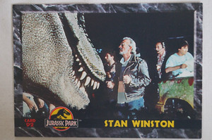 Jurassic Park Classic 1993 Dynamic Movie Scene Trade Card Stan Winston