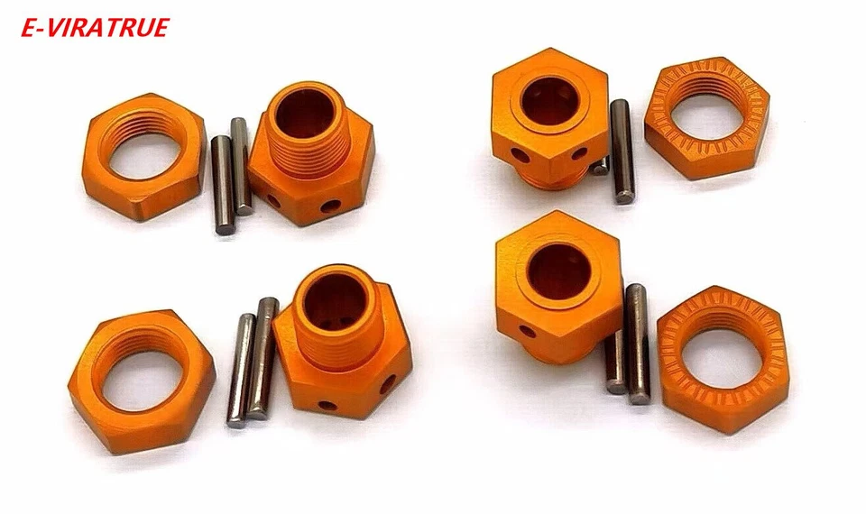 E-VIRATRUE 7075Alu 17mm Hex Adaptor For Losi Super Baja Rey 1/6&MOJAVE 6S 1/7 - Image 1 of 1