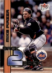 2003 Ultra Back 2 #3B2B Mike Piazza New York Mets /1000 - Picture 1 of 2