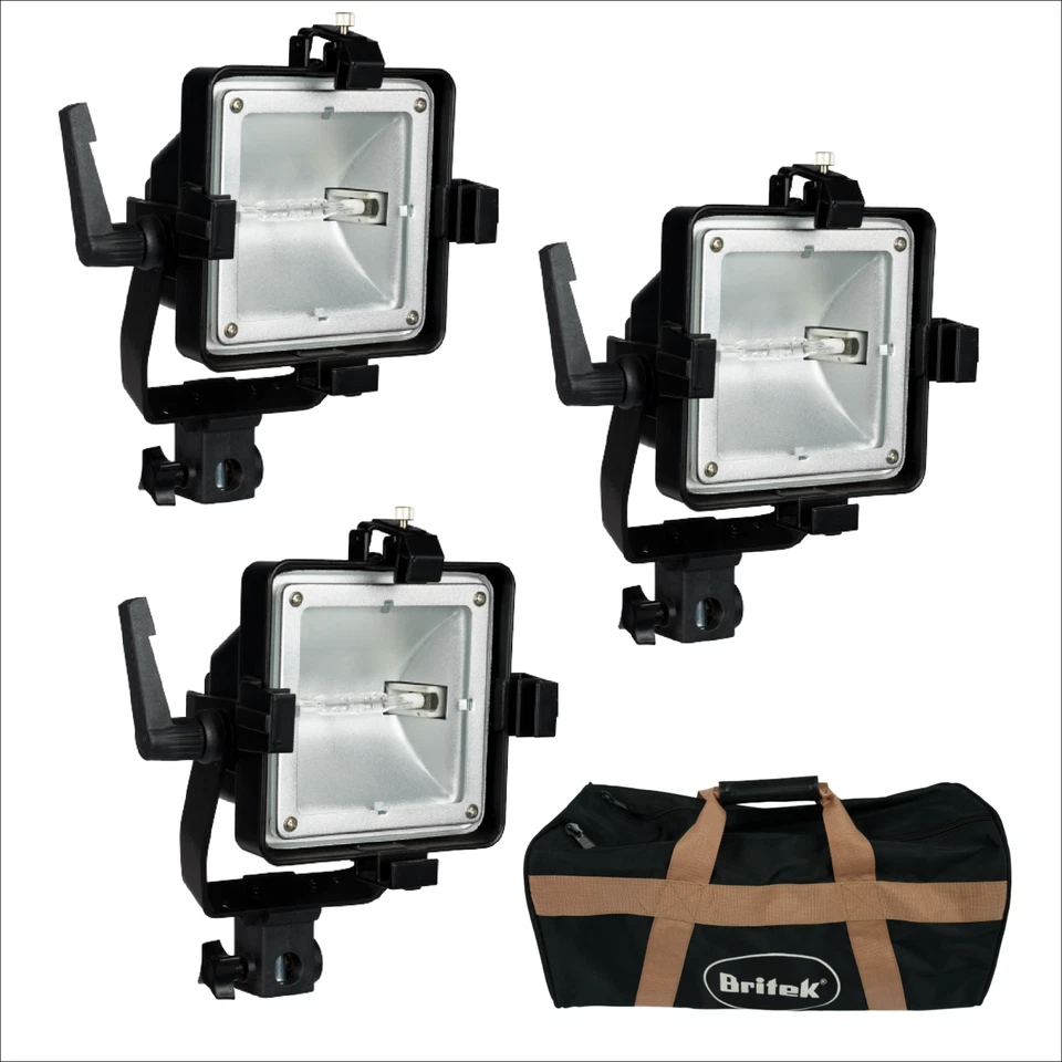 900W Britek Photography Lighting Kit 2700K, Sun-Like Color Accuracy of CRI   99 - Image 1 of 3