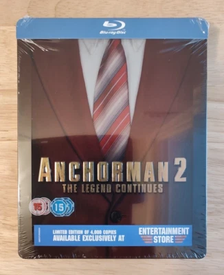 Anchorman 2 (2013) Limited Edition Blu-ray Steelbook * Starring Will Ferrell * - Image 1 of 4