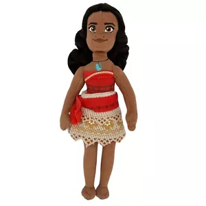 Disney Moana 9" Plush Doll Soft Stuffed Toy Fabric Hair Just Play - Picture 1 of 5