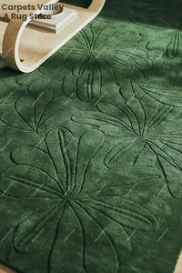 Daisy Hand-Tufted Wool Handmade Area Rug Carpet for Home, Living, Bedroom, - Picture 1 of 9