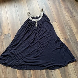 MAJE Vintage navy/gold sundress size 2 - Picture 1 of 20