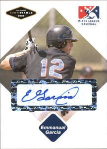 2005 Justifiable Autographs #31 Emmanuel Garcia/275