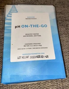 pH On-The-Go Tragbarer Wasserfilter ALKALISCH Beutelfilter für Wasserflaschen OFFEN - Bild 1 von 1