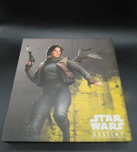 Star Wars Destiny Würfel & Karten Mappe Jyn Erso 34 Karten 44 Würfel 12" mal 11" - Bild 1 von 7