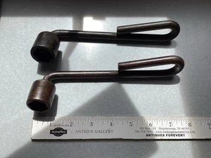 2 Antique Blackhawk Hex Crimped Socket Ell Wrenches 13/16 & 7/8 Circa 1919-20 - Picture 1 of 6