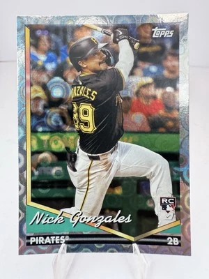 2024 Topps Archives 1994 Nick Gonzales #227 RC Target Exclusive Endcap Foilboard - Image 1 of 2