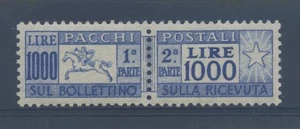 REPUBBLICA 1954 CAVALLINO 1000L. 3 ** LUSSO CERT. - Imagen 1 de 1