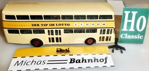Ihr Tip im LOTTO Doppeldecker DE Büssing Bus Berlin BVG Omnibus H0 å - Bild 1 von 6