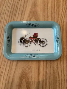 Ford Auto 1896 Ashtray Tin Tray Desk - 6" X 4" - Picture 1 of 4