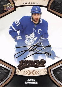 John Tavares Gold Script 2021-22 MVP #199 Upper Deck - Imagen 1 de 2