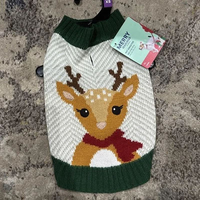 NWT Holiday Pet Sweater Sz XS From Petco  - Image 1 of 4
