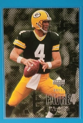 2000 Upper Deck Black Diamond #43 Brett Favre Green Bay Packers Football Card  - Image 1 of 2