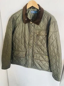Ralph Lauren Polo Diamond Quilt Hunting Shooting Country Coat Jacket Size XL - Picture 1 of 18