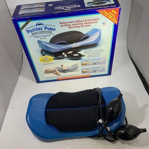 POSTURE PUMP 2000 Relief for Low Back Pain Elliptical Back Rocker DISC HYDRATOR - Picture 1 of 4