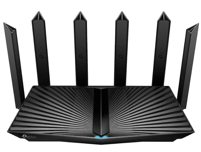 TP-LINK Archer AX3200 Tri-Band 7-Stream WiFi 6 Router ARCHER-3200 - Black - Image 1 of 3