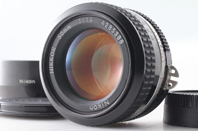 [MINT w/ Hood] Nikon Nikkor Ai 50mm f/1.4 MF Prime Standard Lens from Japan 1773 - Image 1 of 4