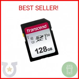 Transcend 128GB SDXC/SDHC 300S Memory Card TS128GSDC300S - Picture 1 of 2