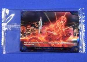 GODZILLA CCG BURNING GODZILLA'S RAMPAGE 3-BOX PROMO CARD SEALED ESD02-15+ - Picture 1 of 2