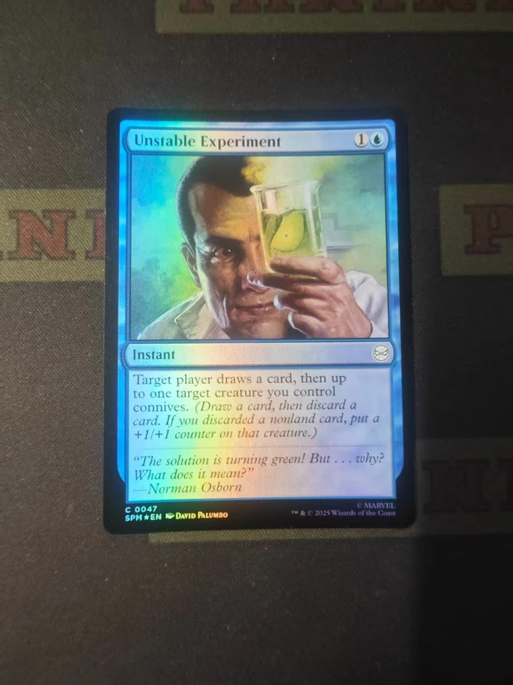 Magic the Gathering SPE EN David Palumbo C 0047 Unstable Experiment Foil - Image 1 of 1