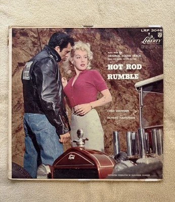 Alexander Courage - Hot Rod Rumble OST LP 1957 Liberty LRP 3048 Jazz Rock - VG - Image 1 of 4