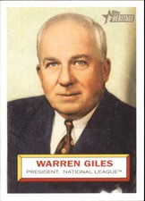 2005 Topps Heritage #2 Warren Giles 