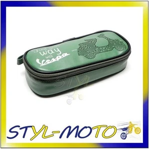 VPSE02 VESPA SCHULTASCHE STIFTHALTER GRÜN PIAGGIO OFFIZIELL ORIGINAL - Bild 1 von 1