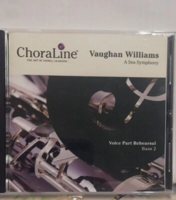 ChoraLine Tuition CD. A Sea Symphony By Vaughan Williams . Bass 2 part - Image 1 of 2