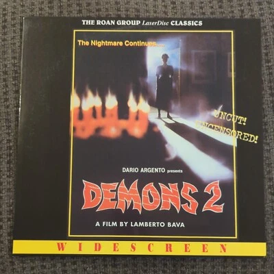 Laserdisc - Demons 2. Excellent Condition. The Roan Group. Lamberto Bava. - Image 1 of 2