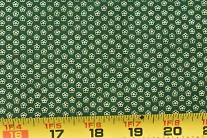 33" Long, Vintage, Tan Print on Green Quilt Cotton, Concord/Kesslers, P3459 - Picture 1 of 6
