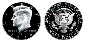 2004 S KENNEDY HALF DOLLAR GEM DCAM PROOF from PROOF Set - Picture 1 of 1