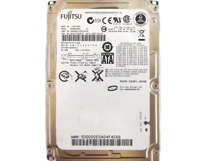 Fujitsu MHW2060BH CA06820-B54100TW 0FFFBA-00000012 (NZ2) Thailand 60gb 2007 - Image 1 of 4