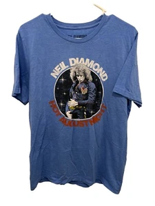 Neil Diamond Hot August Night World Tour Shirt Mens L 50th Anniversary - Picture 1 of 5